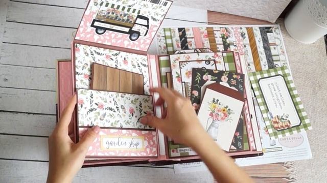 обзор альбома Carta Bella "Spring Market" смотреть онлайн