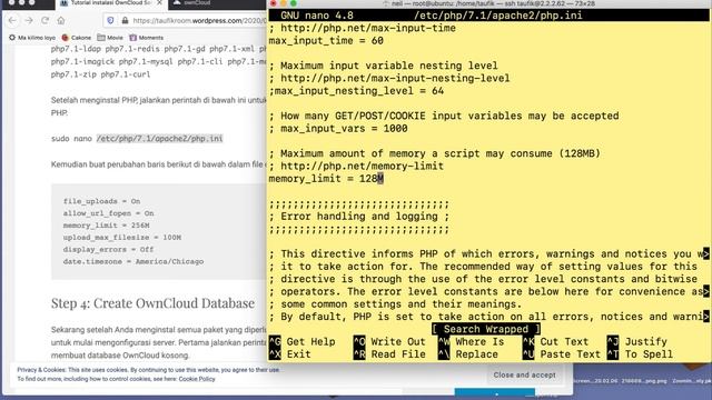 Tutorial instalasi Server Cloud dengan OwnCloud di Ubuntu dengan Apache2, MariaDB and PHP смотреть онлайн