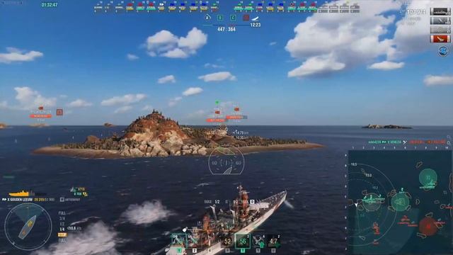 X Gouden Leeuw | Обзор корабля | Что лучше - дальность и рули, или маскировка и скорострельность ? смотреть онлайн