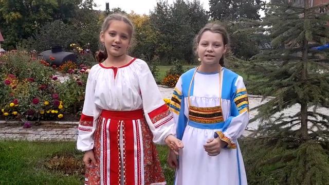 Колыбельная песня "А баю, баю, баю" Никитина Полина и Пятерикова Анастасия смотреть онлайн