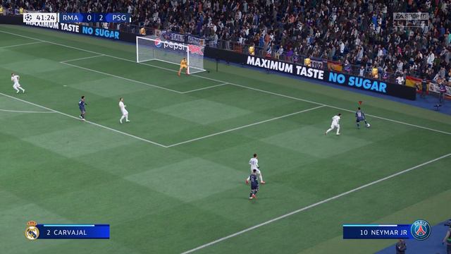 PSG - REAL MADRID | FIFA 22 Gameplay Legend Difficulty PC 4K ULTRA Settings смотреть онлайн