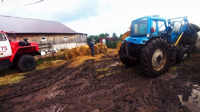 Эпизод 22. #ПОЖАР тюков с СЕНОМ | кто тушил, тот поймет.... смотреть онлайн