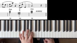 Красивая и лёгкая песня на ПИАНИНО Шербурские зонтики