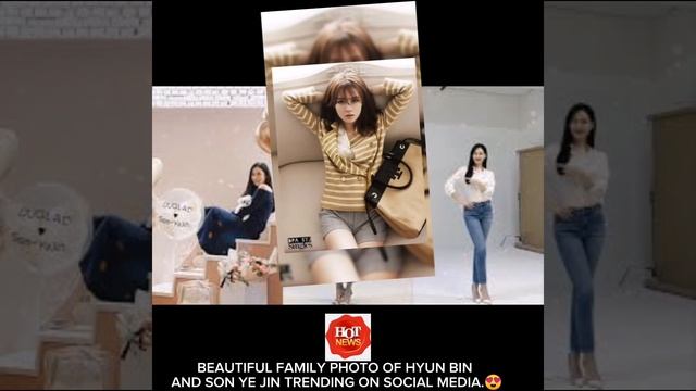 BEAUTIFUL FAMILY PHOTO OF HYUN BIN AND SON YE JIN TRENDING ON SOCIAL MEDIA.?