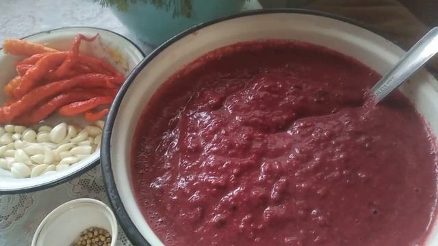 Соус из сливы ткемали. Заготовки на зиму