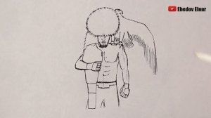 Как нарисовать Хабиба Нурмагомедова "Орёл" | ЮФС