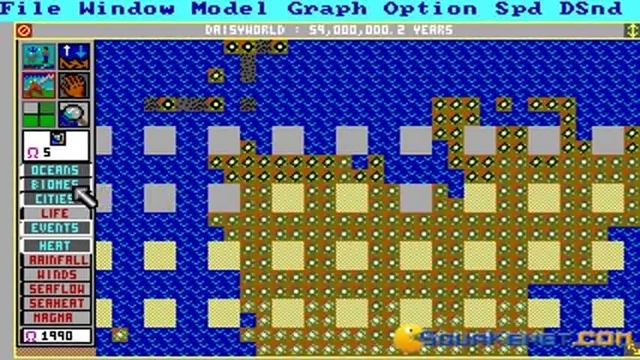 SimEarth gameplay (PC Game, 1990) смотреть онлайн