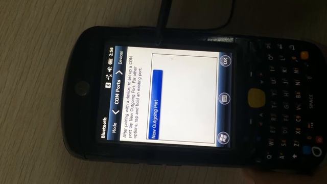 Barcode scanner connected to the Windows Mobile, Serial Mode_EN смотреть онлайн