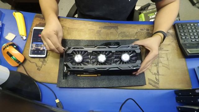 Распаовка и температурный тест Ichill 1080ti смотреть онлайн