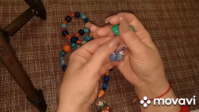 Переделка бус. "Матрёшка" для моей внучки)) смотреть онлайн