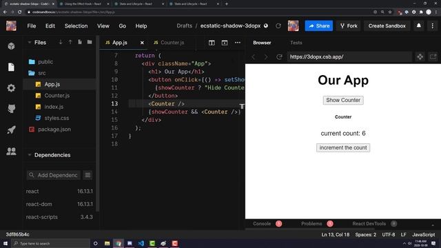 Learn React #8: The React Lifecycle of a Functional Component смотреть онлайн