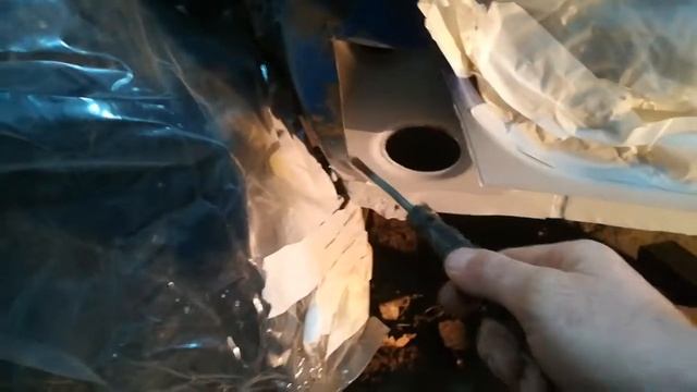  часть 1 Установка вечного силового порога из профильной трубы 80 на 80 на Шевроле Нива
