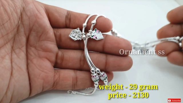 new silver chain Anklets designs under 2000 with price // चांदी की चैन पायल की डिजाइन ??? смотреть онлайн