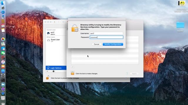 تفعيل  صلاحيات الروت على الماك   10.11.6 Root