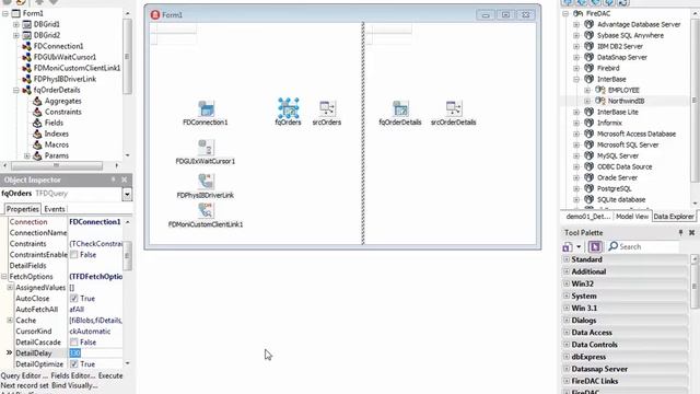 FireDAC Cascading Options System смотреть онлайн
