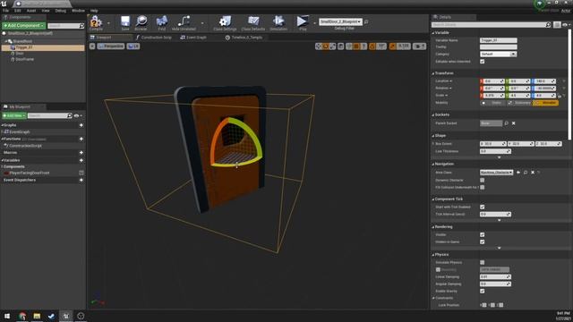 UE4 Tutorial - Open a Door with Blueprint ( 2 different ways ) смотреть онлайн