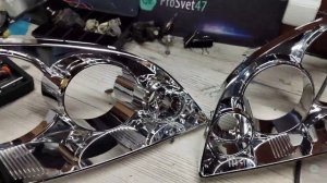 Chevrolet Lacetti  собираем фары с Bi led