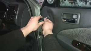 Снятие обшивки двери Toyota Corona Premio