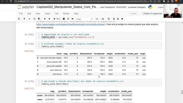 Analisando um DataFrame com a Função Describe no Python (CPyJN) смотреть онлайн