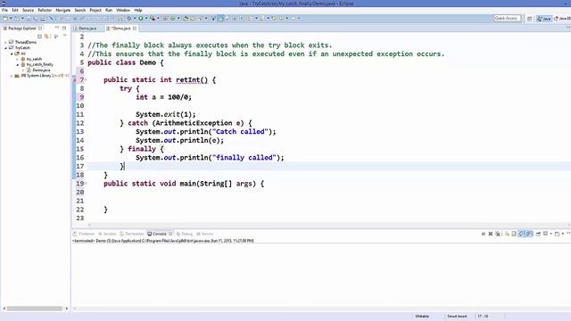 Java Tutorial For Beginners 37 - Java Finally block (try-catch-finally Exception Handling in Java ) смотреть онлайн