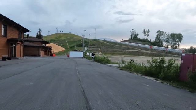 Охта парк. Открытый бассейн. Лето 2023. Парки Санкт-Петербурга смотреть онлайн
