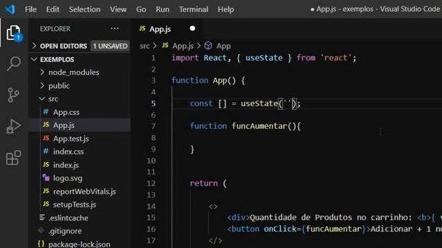 Como Utilizar o Hook useState na Prática - React JS смотреть онлайн