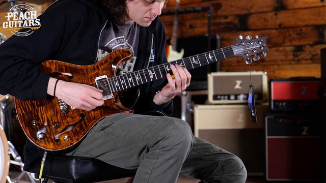 No Talking...Just Tones | PRS Hollowbody II Piezo - Yellow Tiger смотреть онлайн