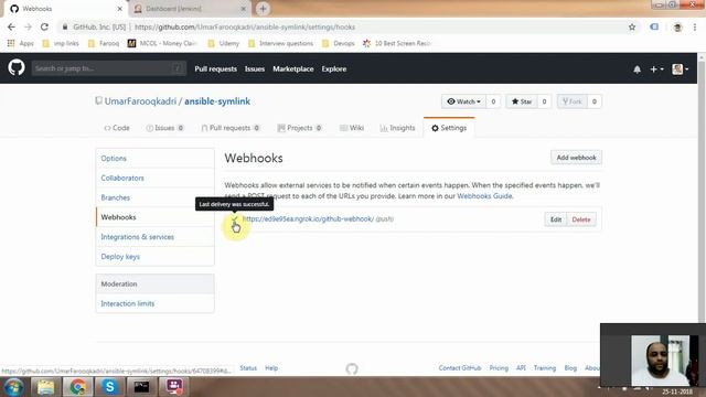 how to create a webhook in github смотреть онлайн