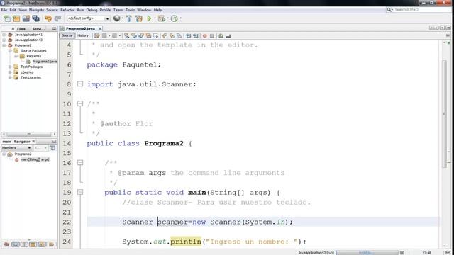 Java.- Uso de la clase Scanner: Se le pide al usuario nombre y edad, y se muestra en pantalla. смотреть онлайн