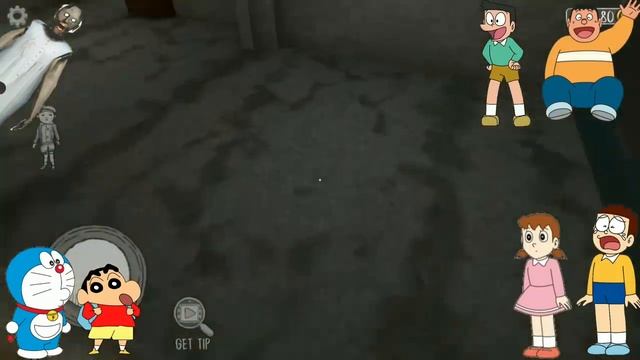 Granny Doraemon Nobita Shizuka Jiyan Suniyo Vs Evil Nun Car Escape | Doraemon Vs Granny | смотреть онлайн
