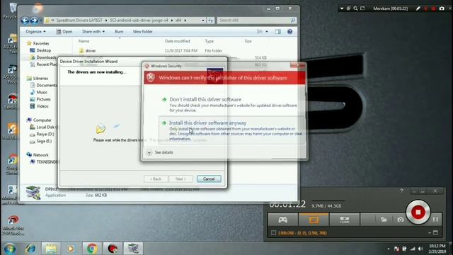 Cara instal driver speadtrum full смотреть онлайн