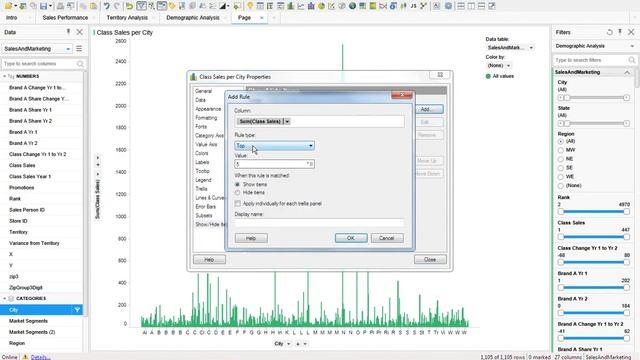 Top N Filtering in Spotfire 7 смотреть онлайн
