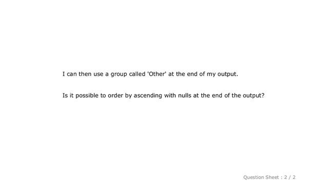 MySQL : ORDER BY ASC with Nulls at the Bottom смотреть онлайн