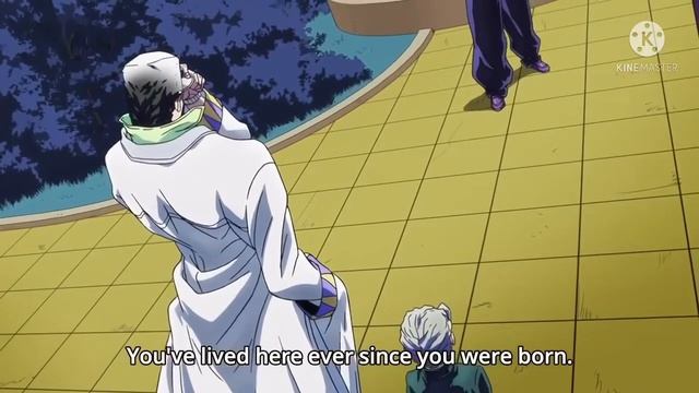 Джотаро приходит к Джоске для базара