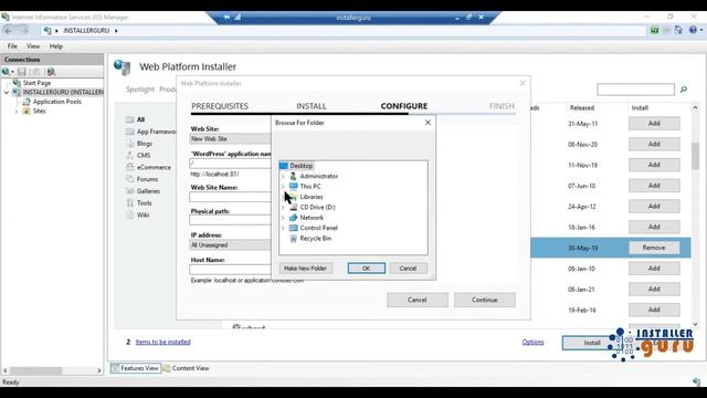 #wordpress installation on windows server #IIS