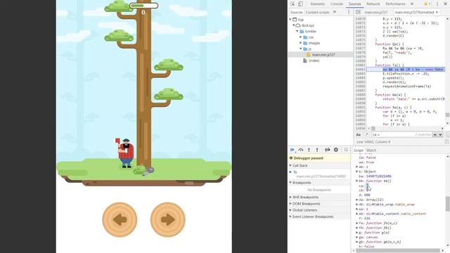 How to score infinity in Lumberjack (Telegram Minigame) смотреть онлайн