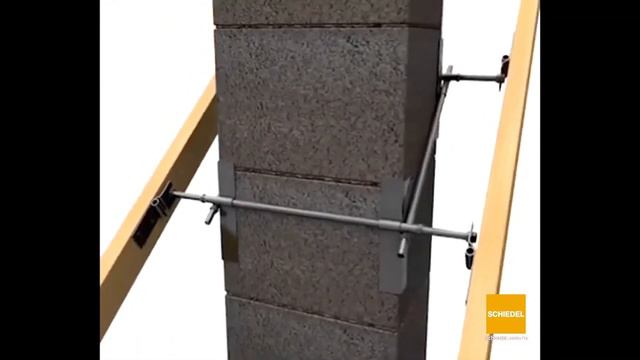 Монтаж керамического дымохода Schiedel UNI смотреть онлайн