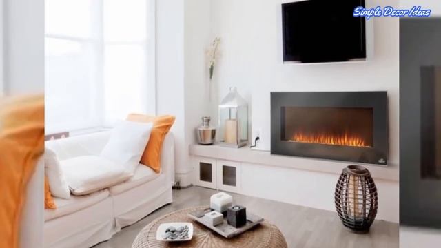 12 Electric Fireplace Ideas for Living Room смотреть онлайн