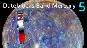 Dateblocks Band Mercury 5