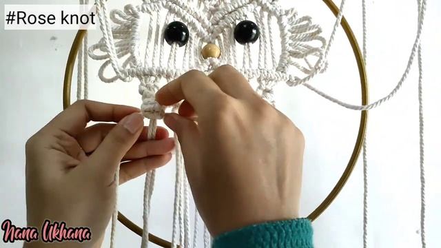 Macrame Owl Wall Hanging Tutorial for Beginners @NanaUkhanaMacrame смотреть онлайн