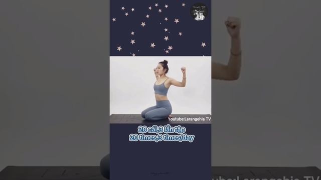 [抖音] Exercise To Reduce Belly Fat, Buttocks, Calves, ... Effective #2 || Larangehia TV