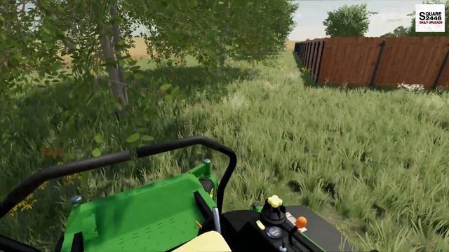 PUSH MOWED AN ENTIRE BACKYARD! | LAWN CARE | FARMING SIMULATOR 22 смотреть онлайн