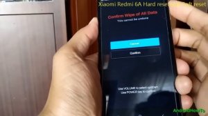 Xiaomi Redmi 6A Hard reset and Soft reset
