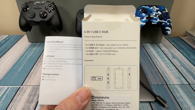 Minisopuru 193L Hub with 4K HDMI|Compatible with MacBook Pro, Chromebook, XPS, iMac, Surface. смотреть онлайн
