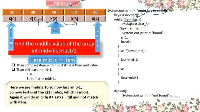 ICSE 10th Computer Application ( Binary Search in Java ) смотреть онлайн