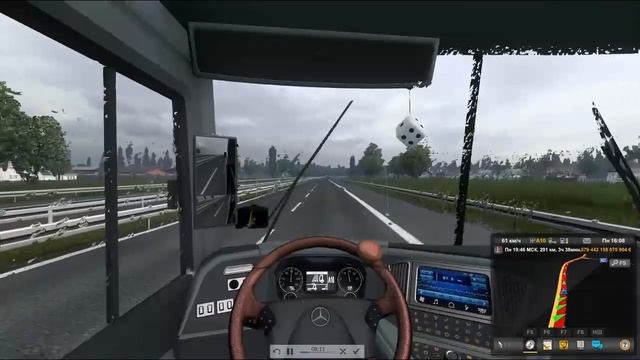 Едем обратно на автобусе Москва-Майкоп (ETS 2) смотреть онлайн