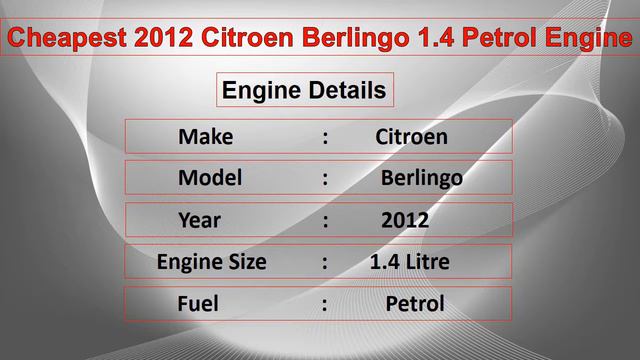 Premium Class of Citroen Berlingo 1.4-Litre 2012 Used Petrol Engine For Sale in UK смотреть онлайн