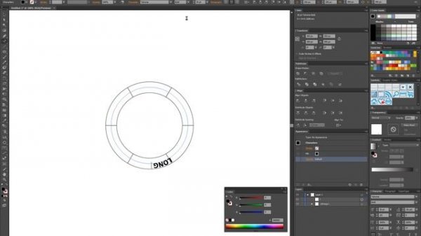 Align text by curve center in Illustrator