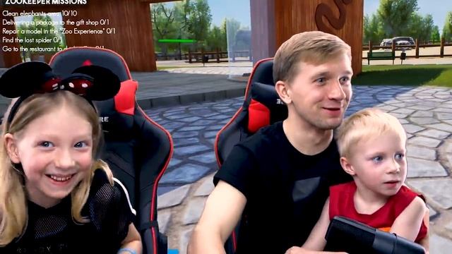 ЖИЗНЬ в ЗООПАРКЕ! Животные сошли с УМА Или СИМУЛЯТОР Жизни в Зоопарке от FFGTV смотреть онлайн