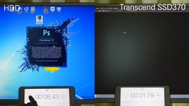 1.7sec Load! Adobe PhotoShop CC on SSD смотреть онлайн